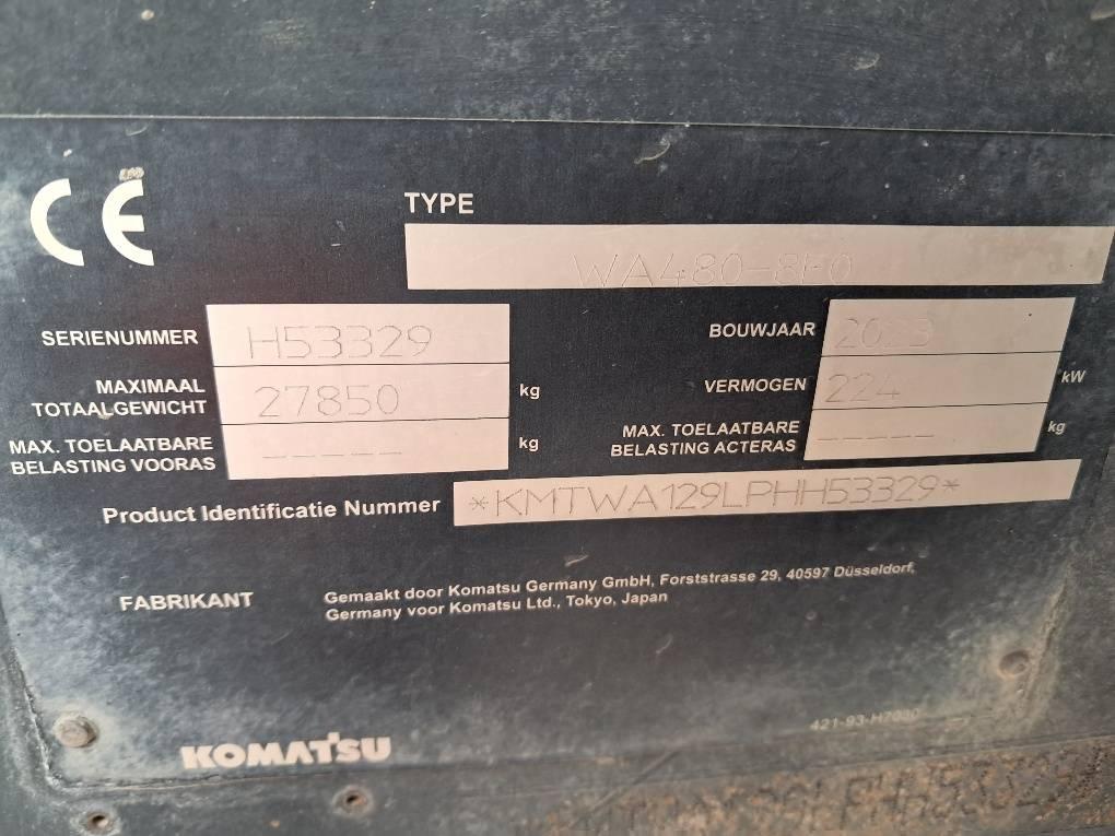Komatsu WA480-8E0 AGGREGATE Wielladers