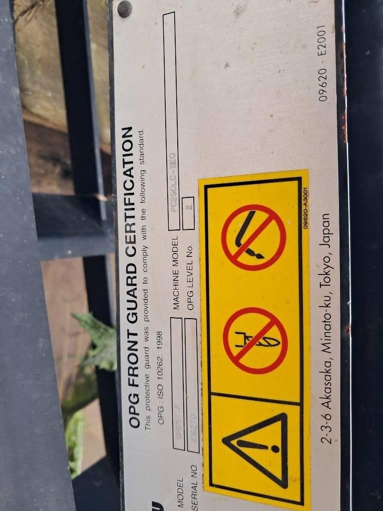 Komatsu Top and Front protection PC290LC-11 Overige componenten