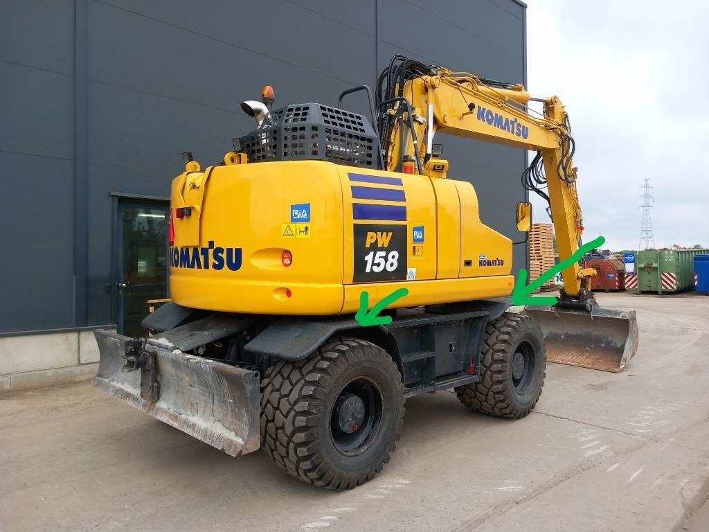 Komatsu PW158-11 MUDGUARDS Overige componenten